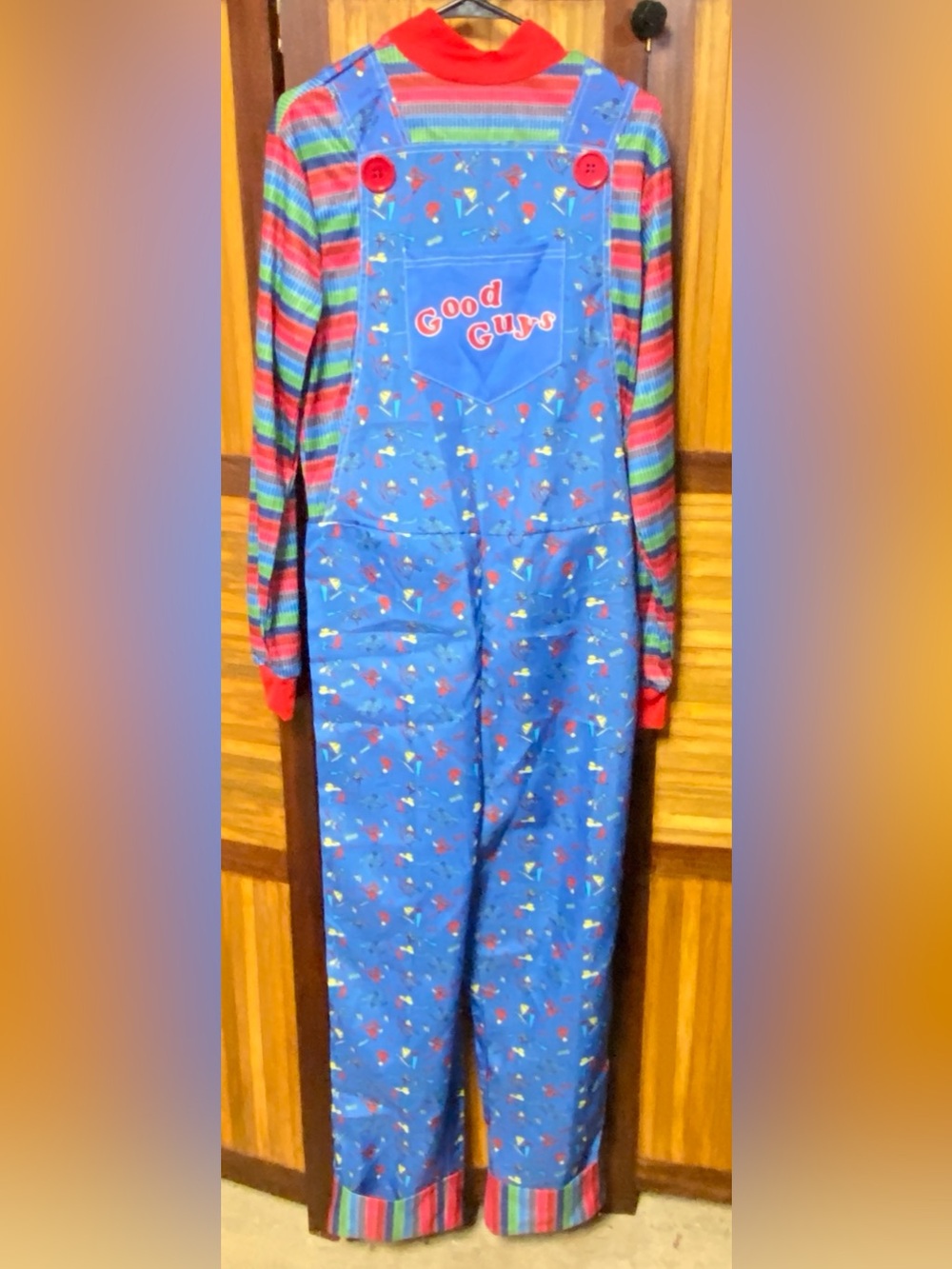 Costume Chucky Costume Child’s Play Scary Halloween Costume Jumpsuit